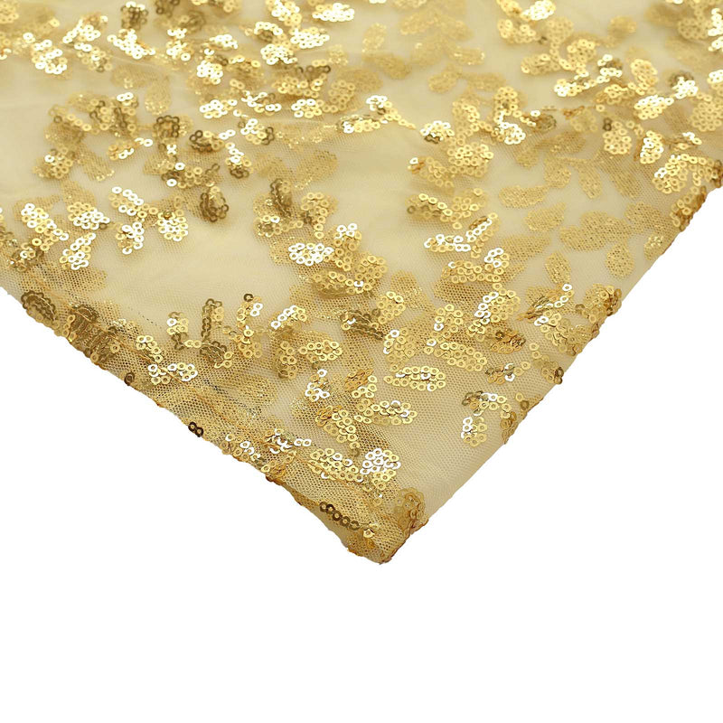 5 Sequin Mesh Cylinder Display Box Stand Covers with Leaf Vine Embroidery