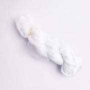 5 Sheer Crinkled Organza Wedding Napkins NAP_CHIF_WHT