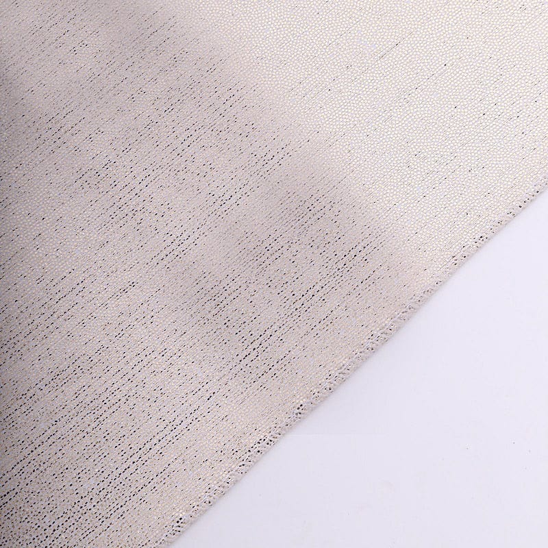 5 Shimmer 20" x 20" Sequin Dots Polyester Dinner Napkins