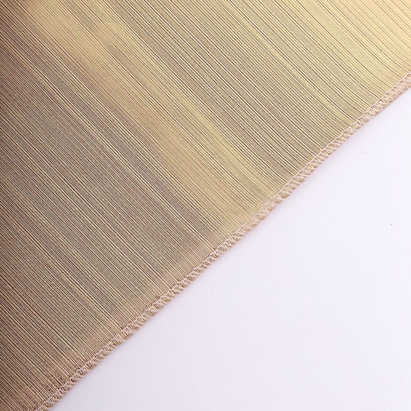 5 Shimmer 20" x 20" Sequin Dots Polyester Dinner Napkins