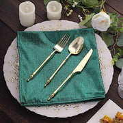 5 Shimmer 20" x 20" Sequin Dots Polyester Dinner Napkins