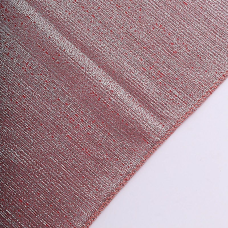 5 Shimmer 20" x 20" Sequin Dots Polyester Dinner Napkins