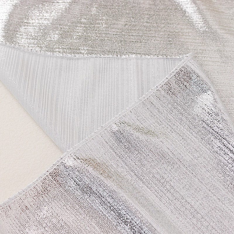 5 Shimmer 20" x 20" Sequin Dots Polyester Dinner Napkins