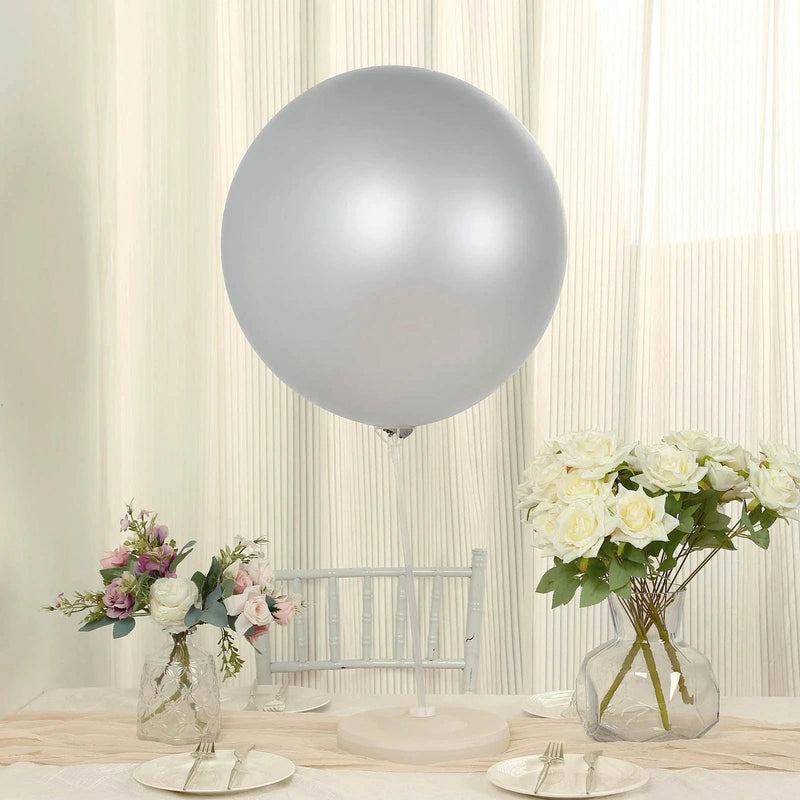 5 Shiny Pearl Biodegradable Party Balloons