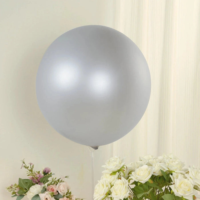 5 Shiny Pearl Biodegradable Party Balloons