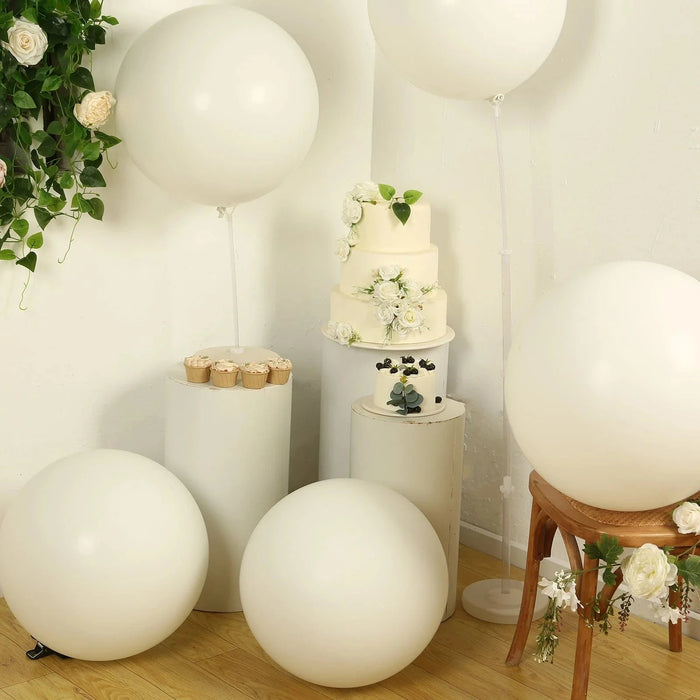 5 Shiny Pearl Biodegradable Party Balloons