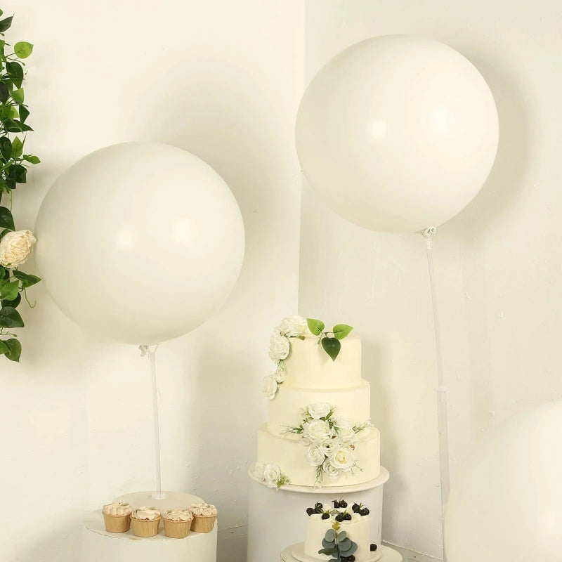 5 Shiny Pearl Biodegradable Party Balloons