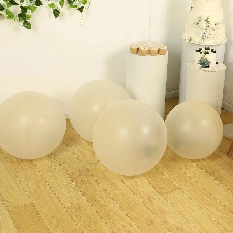 5 Shiny Pearl Biodegradable Party Balloons