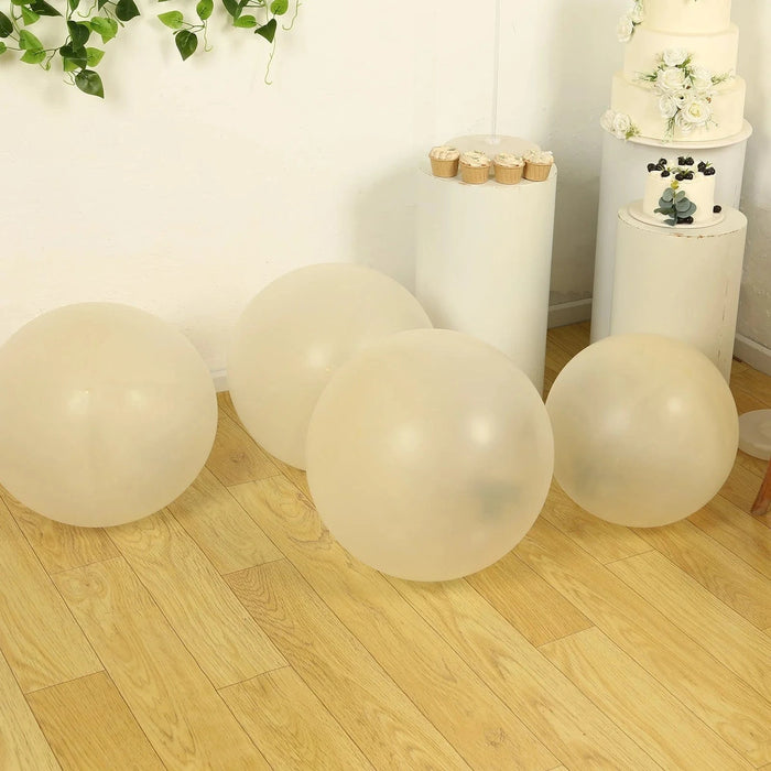 5 Shiny Pearl Biodegradable Party Balloons