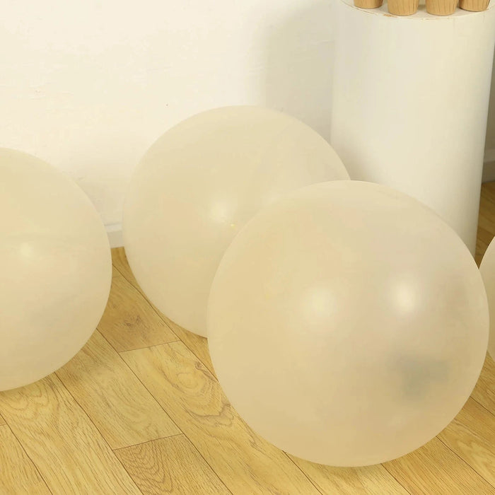 5 Shiny Pearl Biodegradable Party Balloons