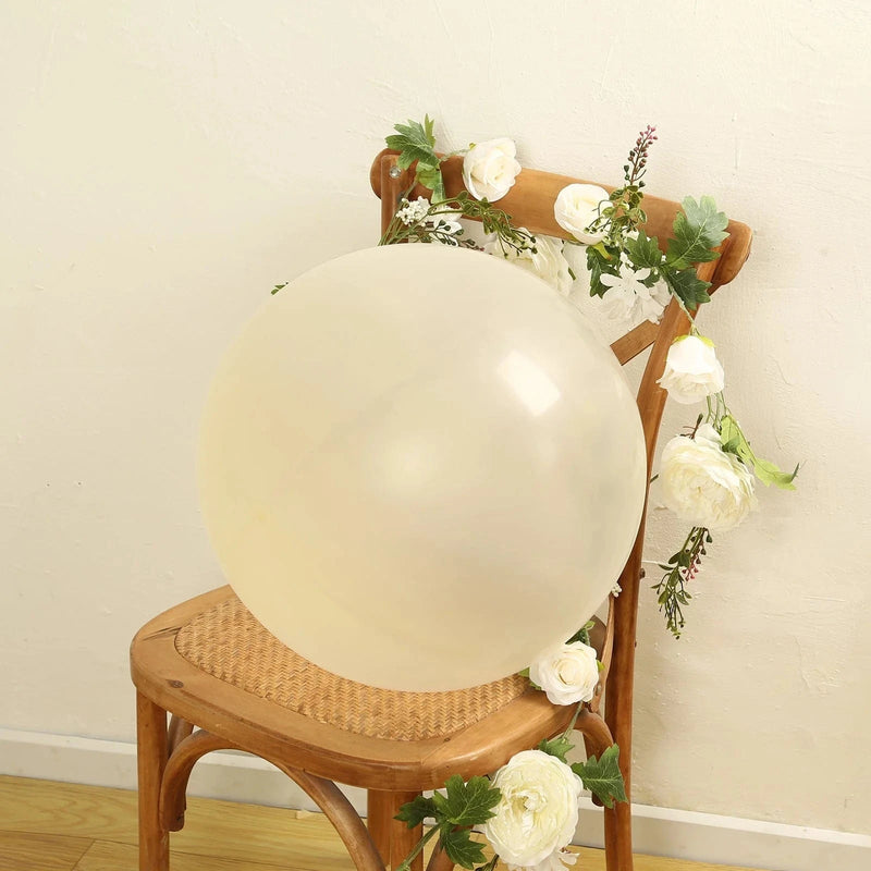 5 Shiny Pearl Biodegradable Party Balloons