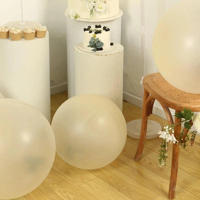 5 Shiny Pearl Biodegradable Party Balloons