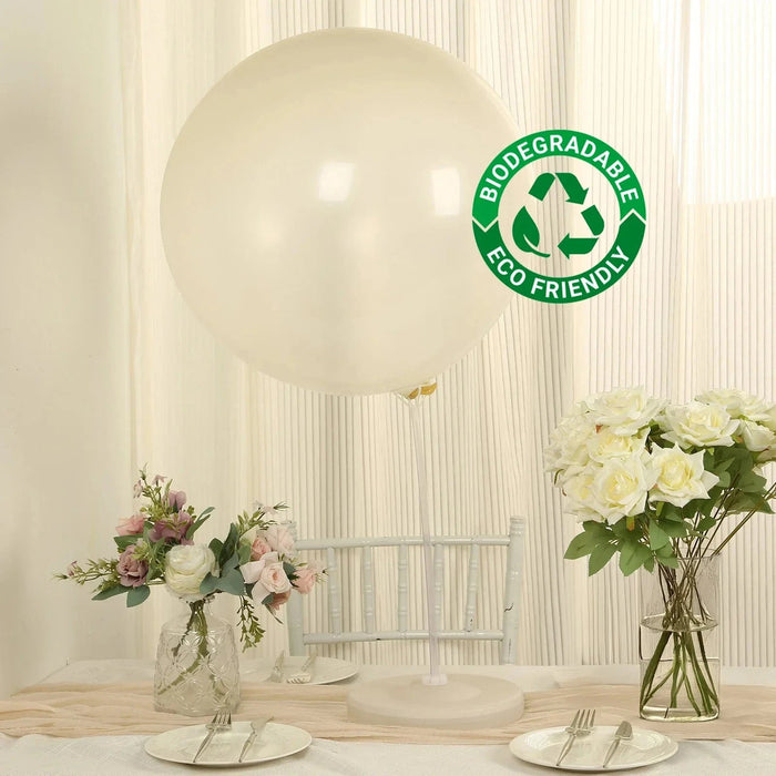 5 Shiny Pearl Biodegradable Party Balloons