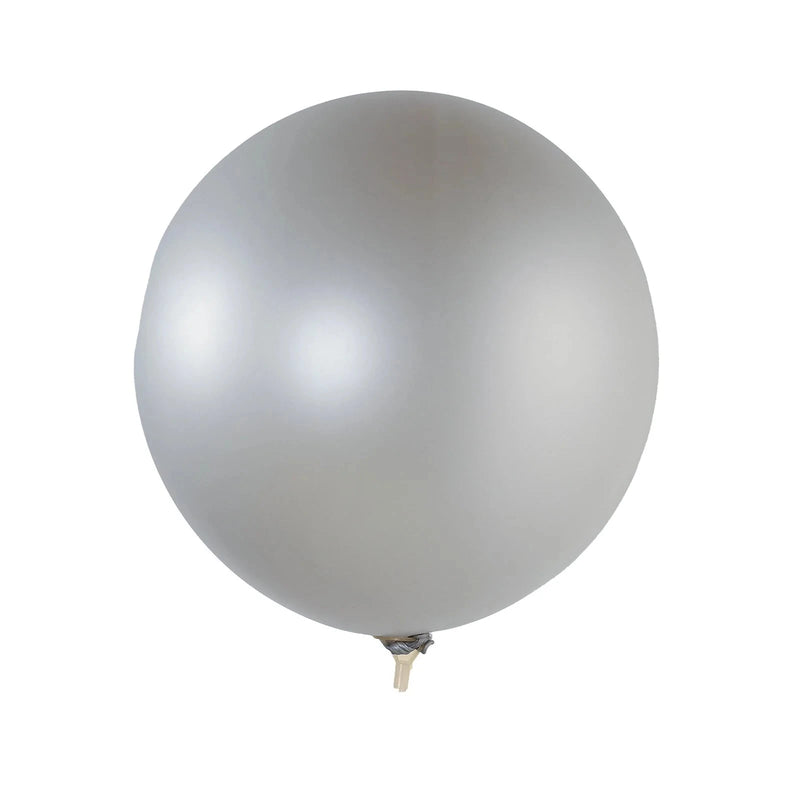 5 Shiny Pearl Biodegradable Party Balloons BLOON_BIO_PRL_36_SILV