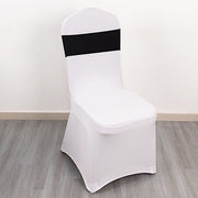 5 Spandex Chair Sashes with Gold Rhinestone Buckles