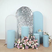 5 Spandex Cylinder Plinth Display Boxes Pedestal Stand Covers