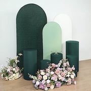 5 Spandex Cylinder Plinth Display Boxes Pedestal Stand Covers