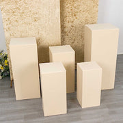 5 Spandex Rectangular Plinth Display Box Stand Covers