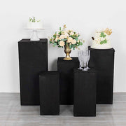 5 Spandex Rectangular Plinth Display Box Stand Covers