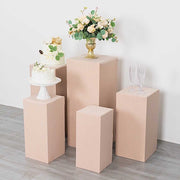 5 Spandex Rectangular Plinth Display Box Stand Covers