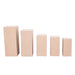 5 Spandex Rectangular Plinth Display Box Stand Covers PROP_BOX_001_SPX_NUDE