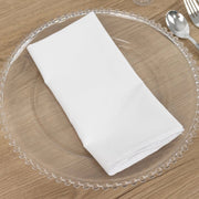 5 Square 20" x 20" Cotton Blend Dinner Table Napkins