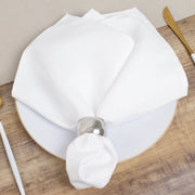 5 Square 20" x 20" Cotton Blend Dinner Table Napkins
