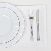 5 Square 20" x 20" Cotton Blend Dinner Table Napkins