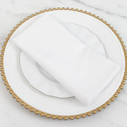 5 Square 20" x 20" Cotton Blend Dinner Table Napkins