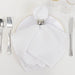 5 Square 20" x 20" Cotton Blend Dinner Table Napkins