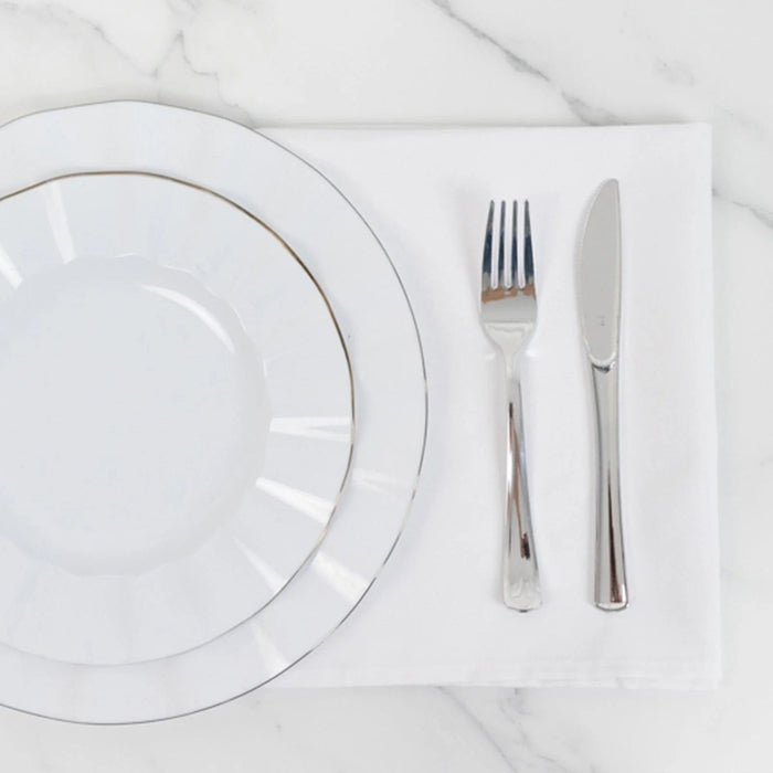 5 Square 20" x 20" Cotton Blend Dinner Table Napkins