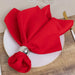 5 Square 20" x 20" Cotton Blend Dinner Table Napkins