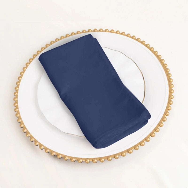 5 Square 20" x 20" Cotton Blend Dinner Table Napkins