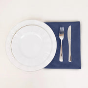 5 Square 20" x 20" Cotton Blend Dinner Table Napkins