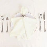 5 Square 20" x 20" Cotton Blend Dinner Table Napkins