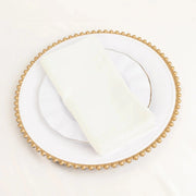 5 Square 20" x 20" Cotton Blend Dinner Table Napkins