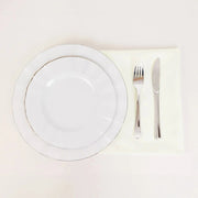 5 Square 20" x 20" Cotton Blend Dinner Table Napkins