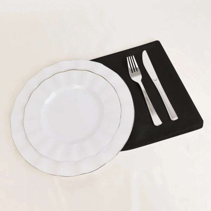 5 Square 20" x 20" Cotton Blend Dinner Table Napkins