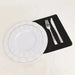 5 Square 20" x 20" Cotton Blend Dinner Table Napkins