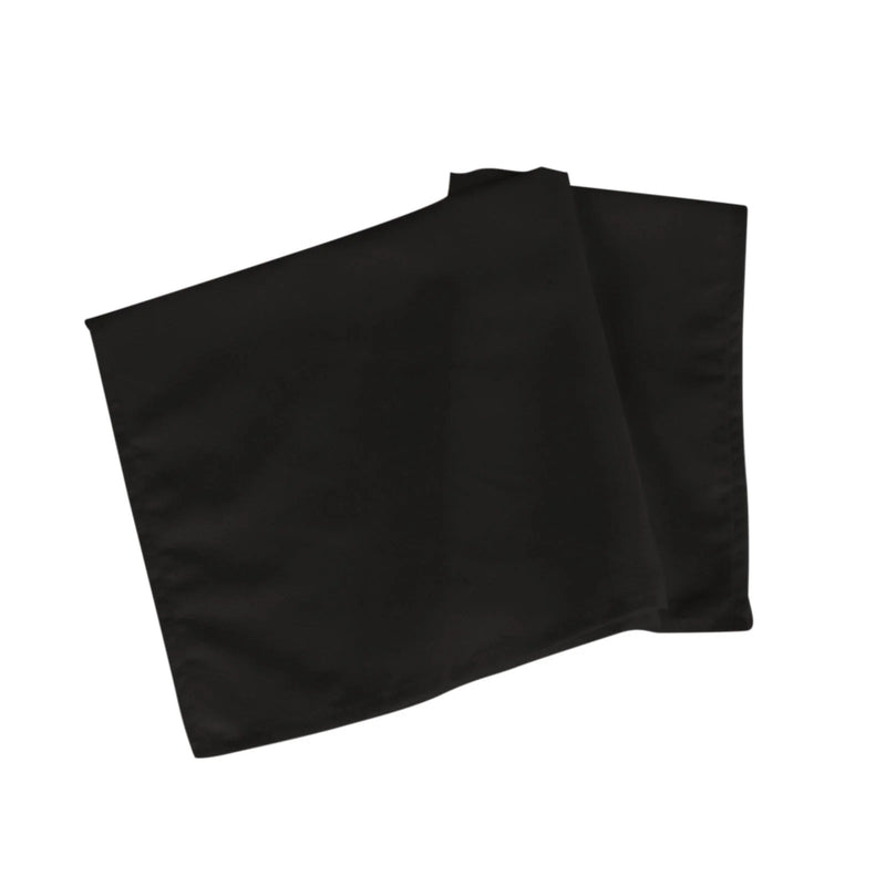 5 Square 20" x 20" Cotton Blend Dinner Table Napkins NAP_COT01_BLK
