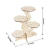 5-Tier 19" Laser Cut Wooden Tree Tower Cake Stand - Natural CAKE_WOD021_19_NAT