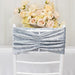 5 Wide Ruffle Crushed Velvet Chair Sashes