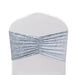 5 Wide Ruffle Crushed Velvet Chair Sashes