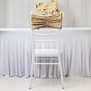 5 Wide Ruffle Crushed Velvet Chair Sashes