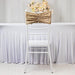 5 Wide Ruffle Crushed Velvet Chair Sashes