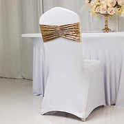 5 Wide Ruffle Crushed Velvet Chair Sashes