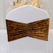 5 Wide Ruffle Crushed Velvet Chair Sashes