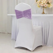 5 Wide Ruffle Crushed Velvet Chair Sashes