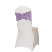 5 Wide Ruffle Crushed Velvet Chair Sashes