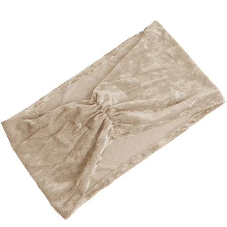 5 Wide Ruffle Crushed Velvet Chair Sashes SASH_VEL01_W_081